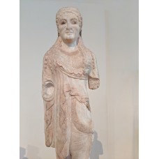Ancient kore statuette.
